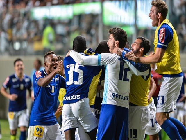 The Cruzeiro players haven't had much to celebrate this season
